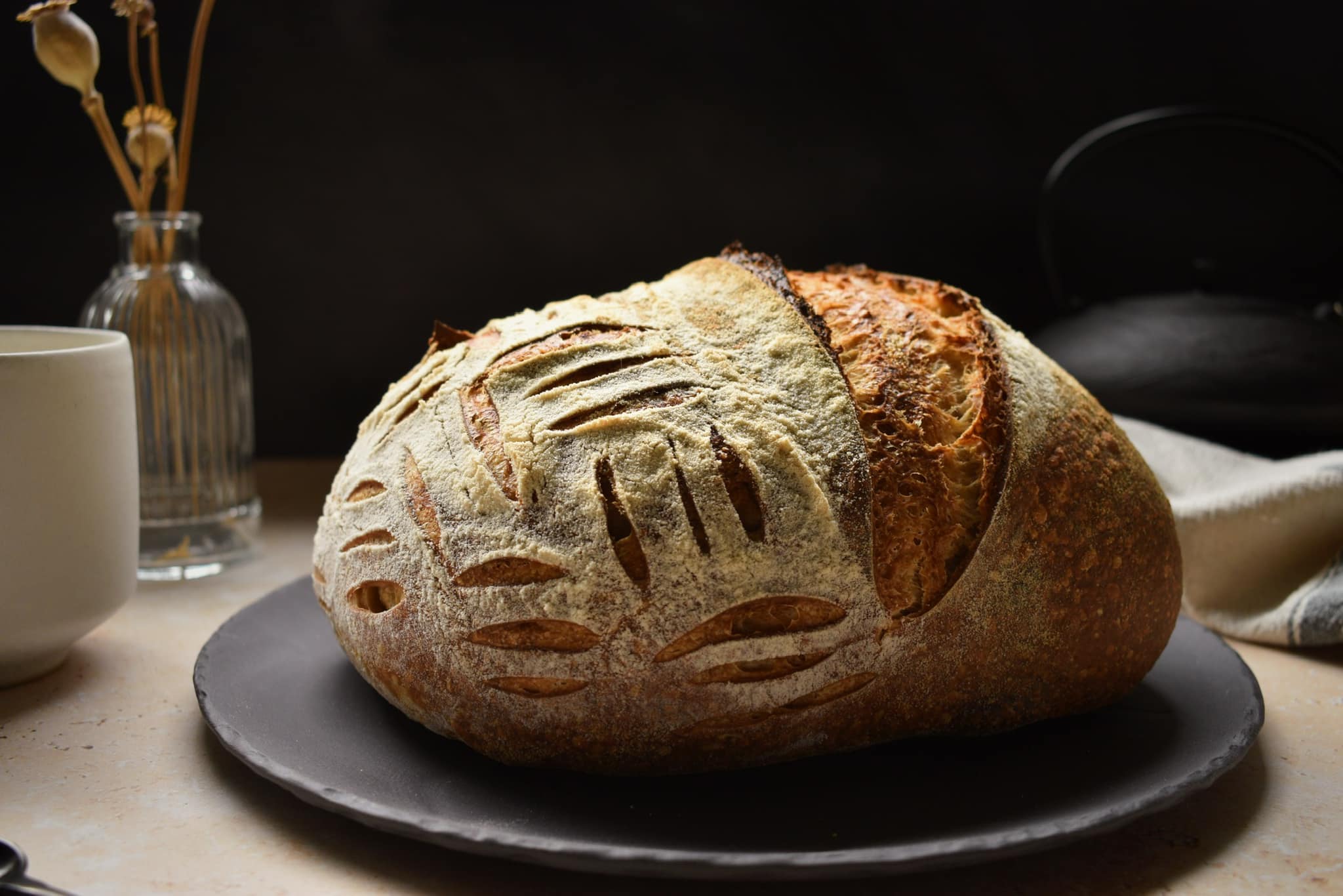 Warm editorial bakery backdrop for the Loaves with Lyss gallery