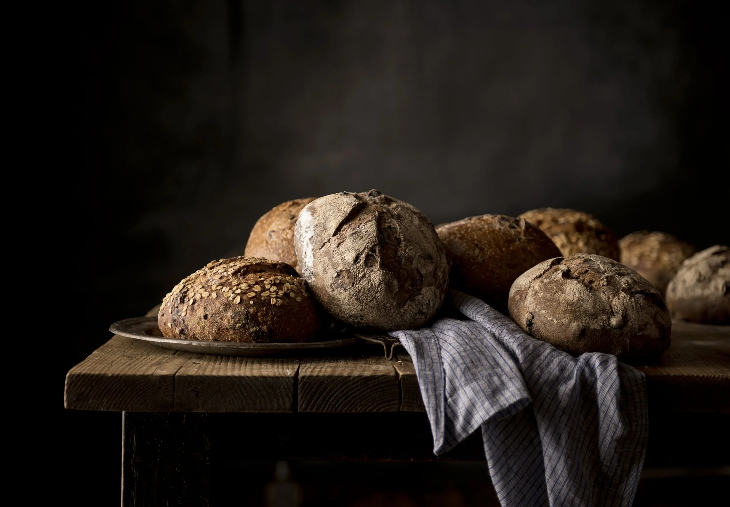 Warm bakery setting for contacting Loaves with Lyss